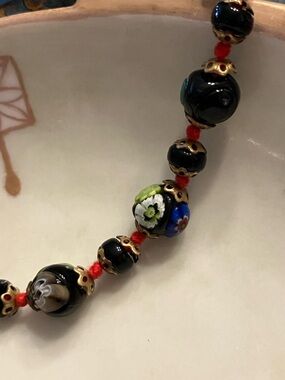 Millefiore Beaded Bracelet